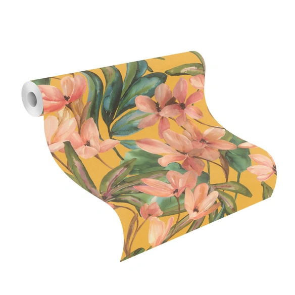 Selbstklebende Vliestapete »Magnolia«, 6,00x0,53m Magnolienblüten bunt