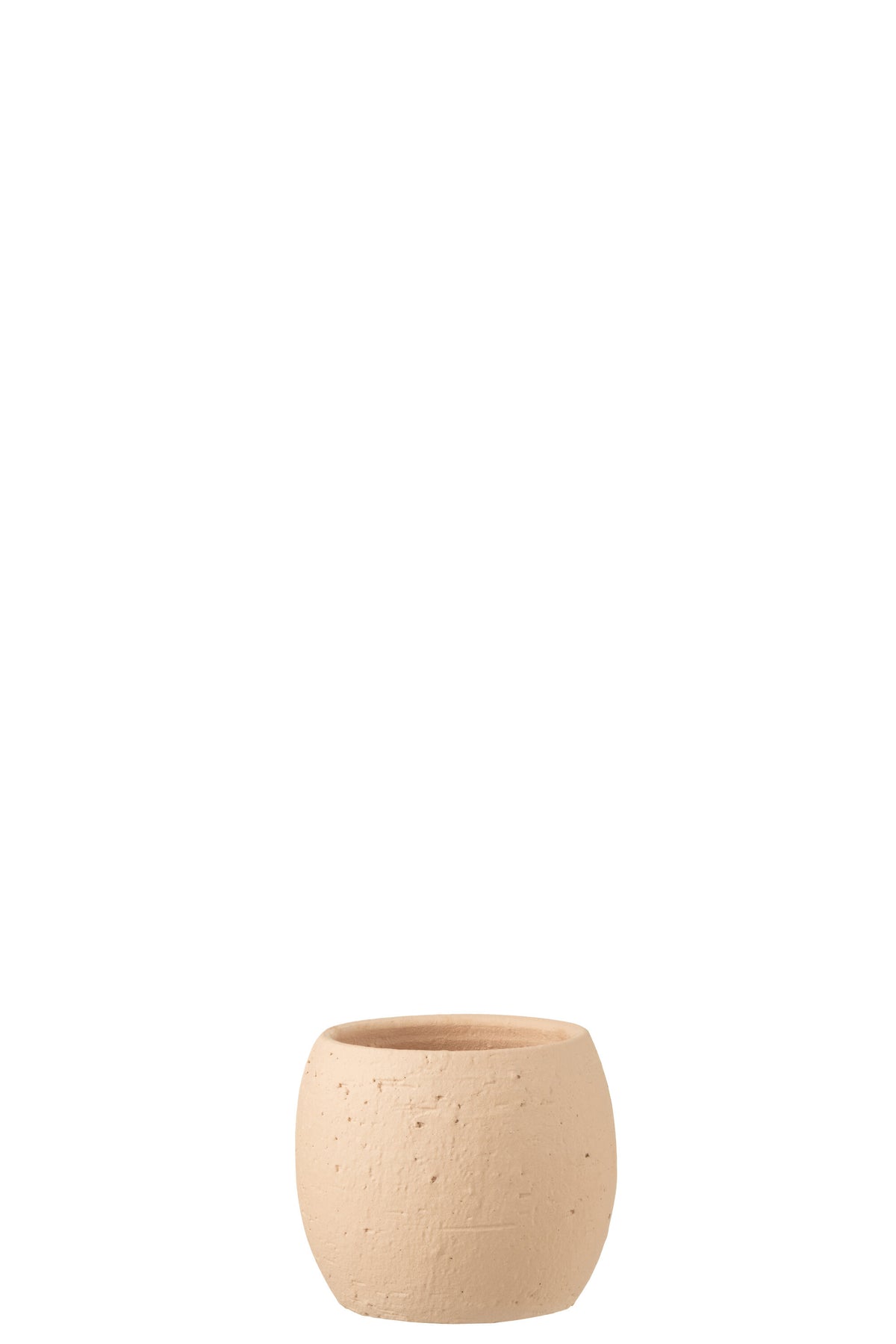 J-Line bloempot Enya - keramiek - beige - small - Ø 16 cm