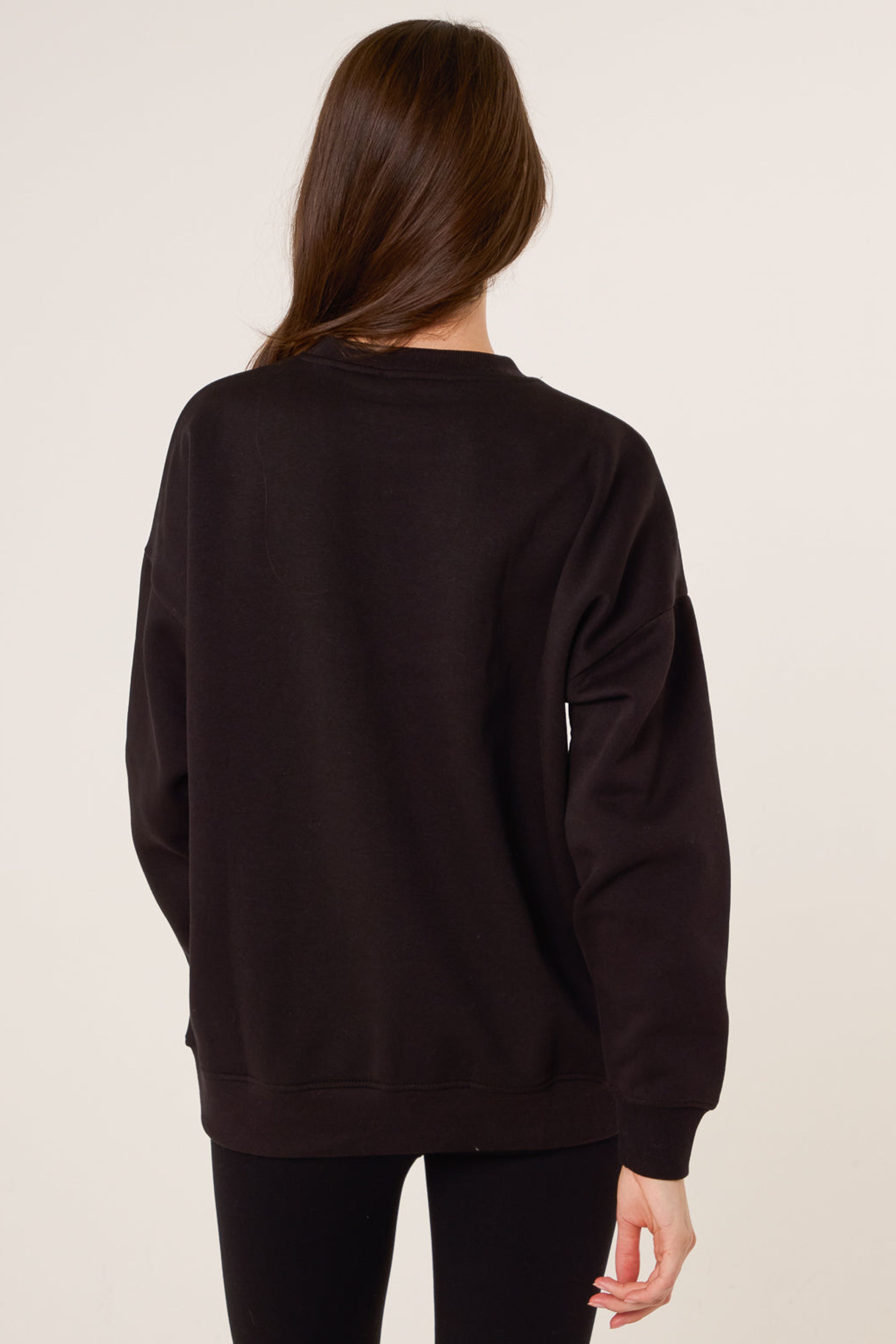 Blue Vanilla Black Atelier Diamante Sweatshirt