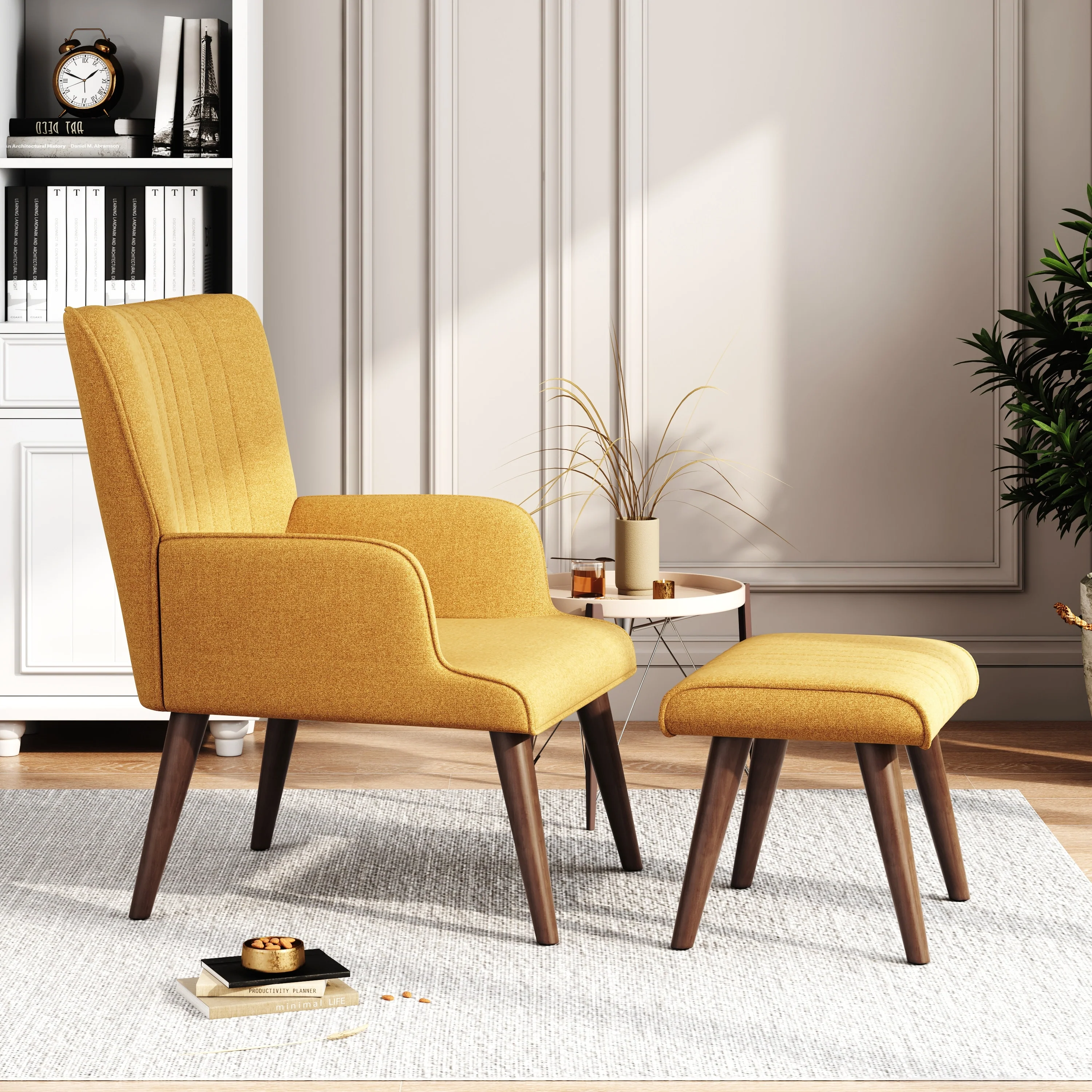 Corvus Latvia Modern Accent Lounge Chair Set