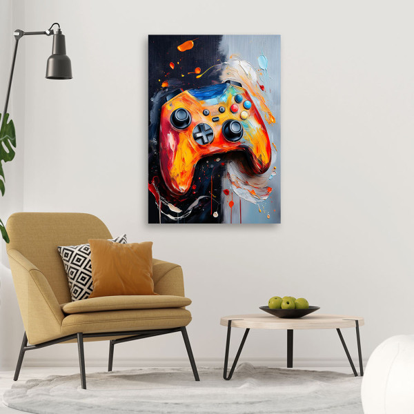 Feeby Obraz na płótnie, Gaming Kontroler Konsola 40x60