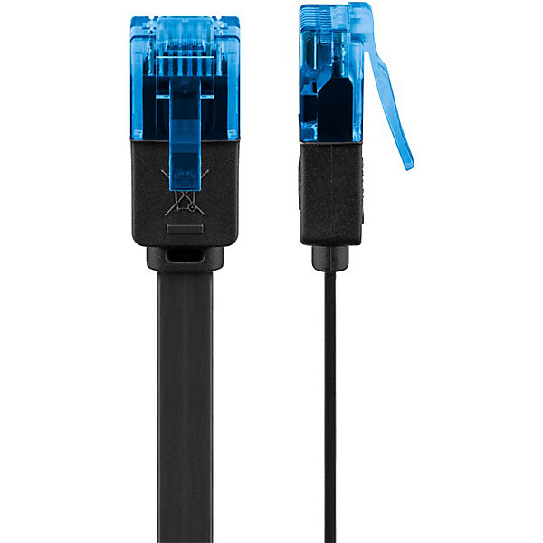 Câble RJ45 Cat6a plat 50cm GOOBAY