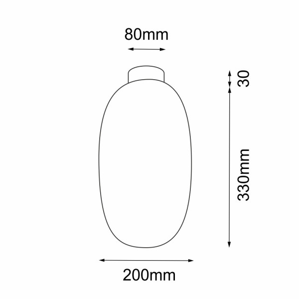 Lampa sufitowa czarno-przezroczysta TANPO 1xG9x2,5W wym: 36x20x20 cm Shilo