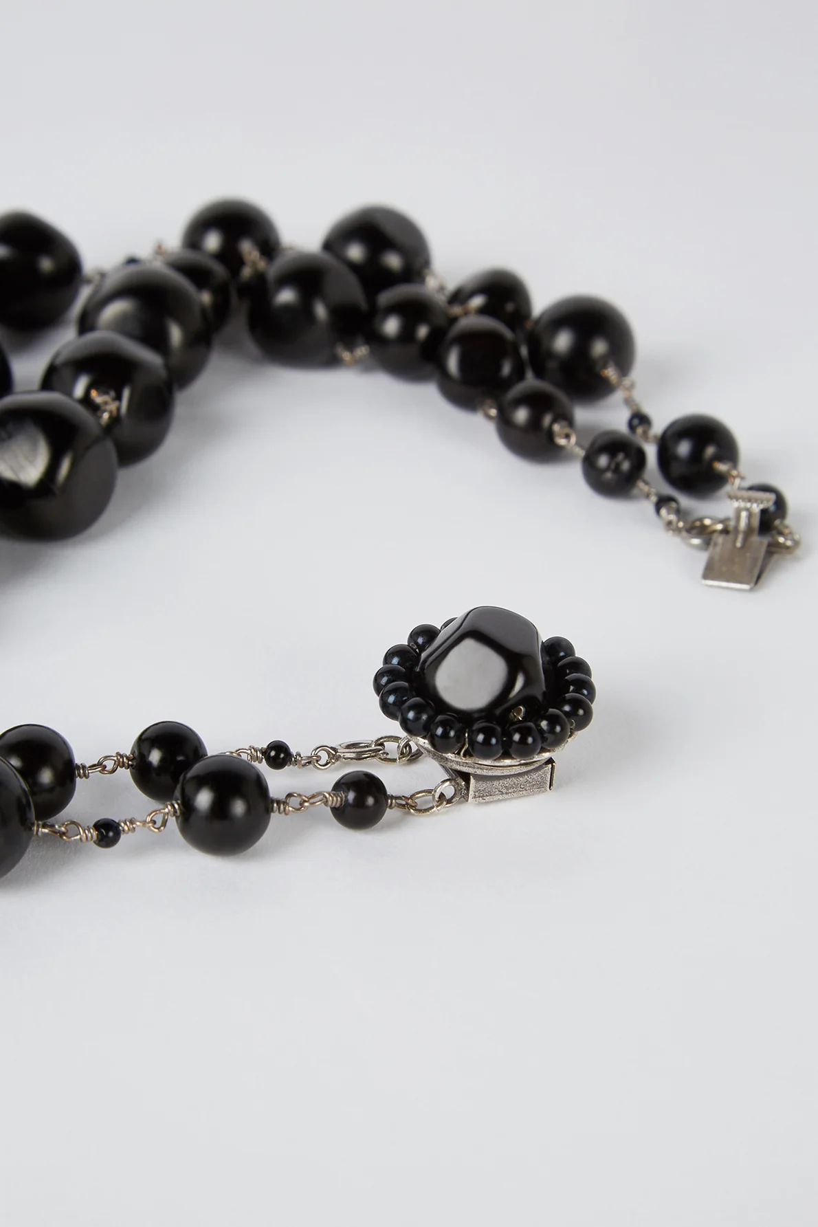 Collier double en perles de verre - JACKIE