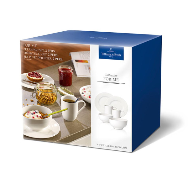 Zestaw śniadaniowy dla 2 osób For Me Villeroy & Boch