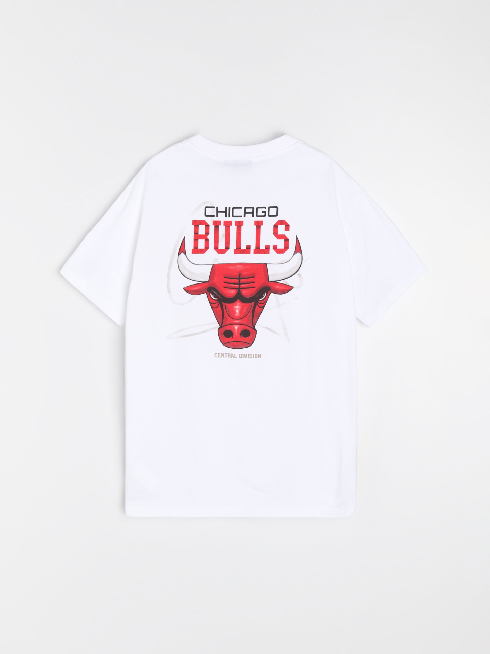 Bawełniana koszulka z nadrukiem Chicago Bulls NBA