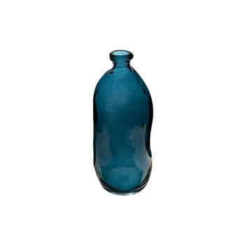 Wazon Dame J szklany 35cm niebieski