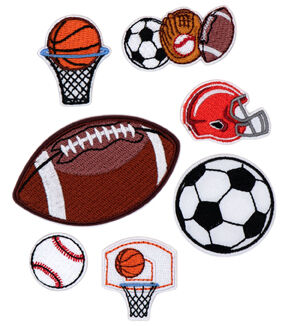 7ct Sports Iron On Patches by hildie & jo
