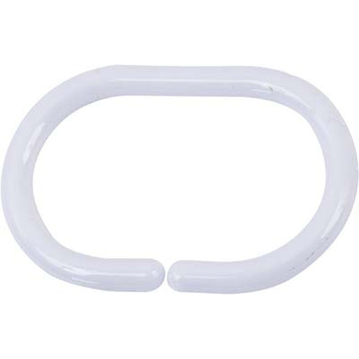 12 argolas para cortinas de banho