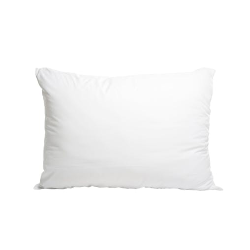 100% Cotton Pillow Cover with 800g Poly Fill &ndash; Hypoallergenic, Antibacterial, and Cooling Technology (4 PK)