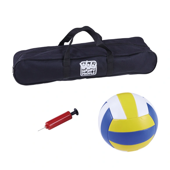 Volleyball-Netz, schwarz/gelb, Kunststoff