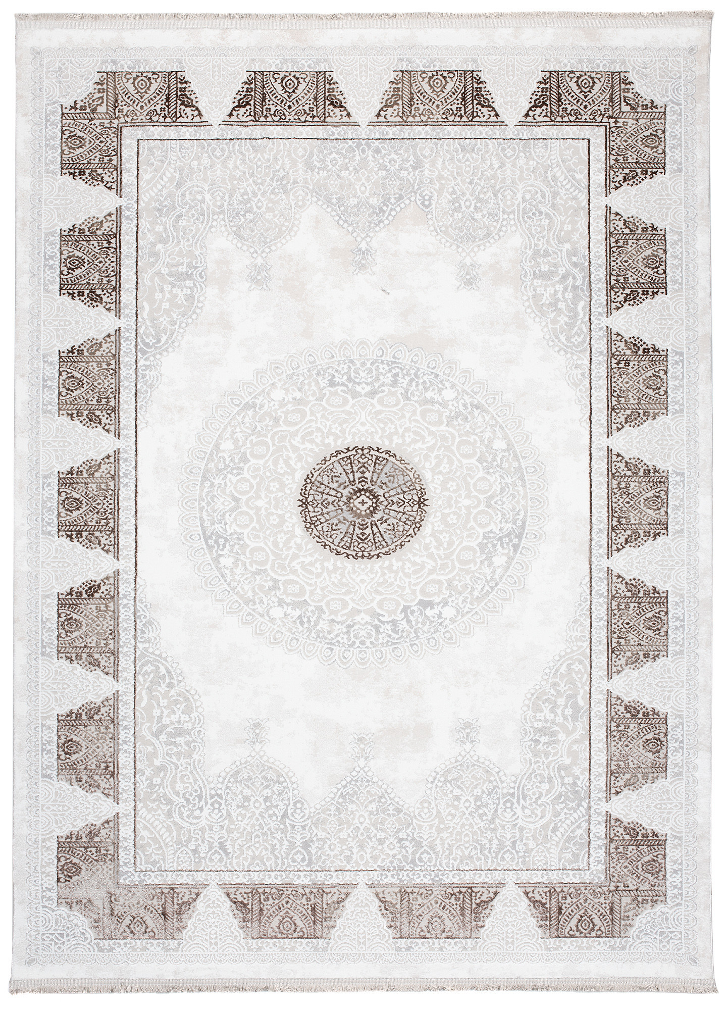 Dywan Chemex Sahara Nowoczesny N761A SH_ L_ Beżowy 120x170