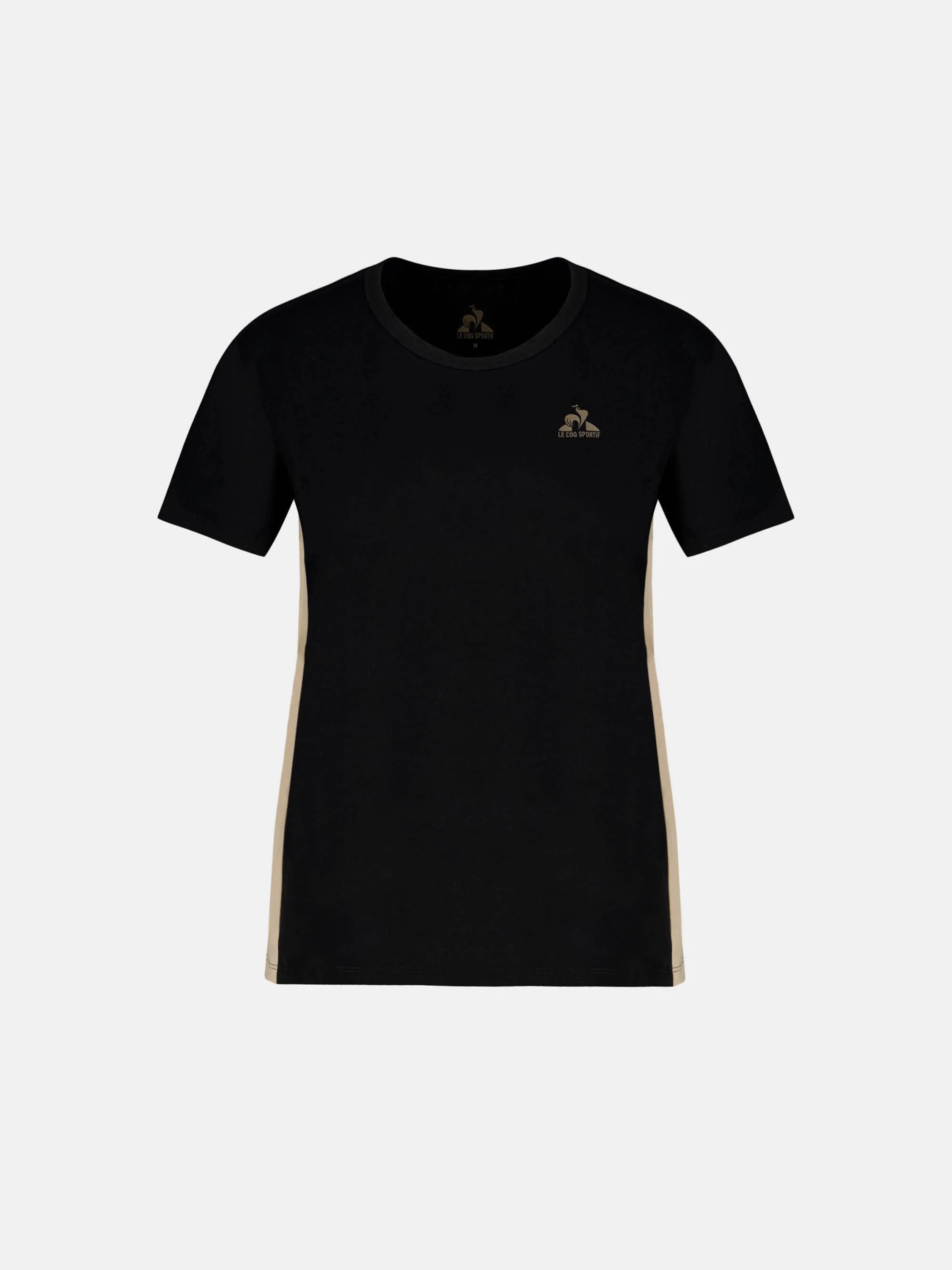 T-shirt en jersey de coton avec empiècements contrastés