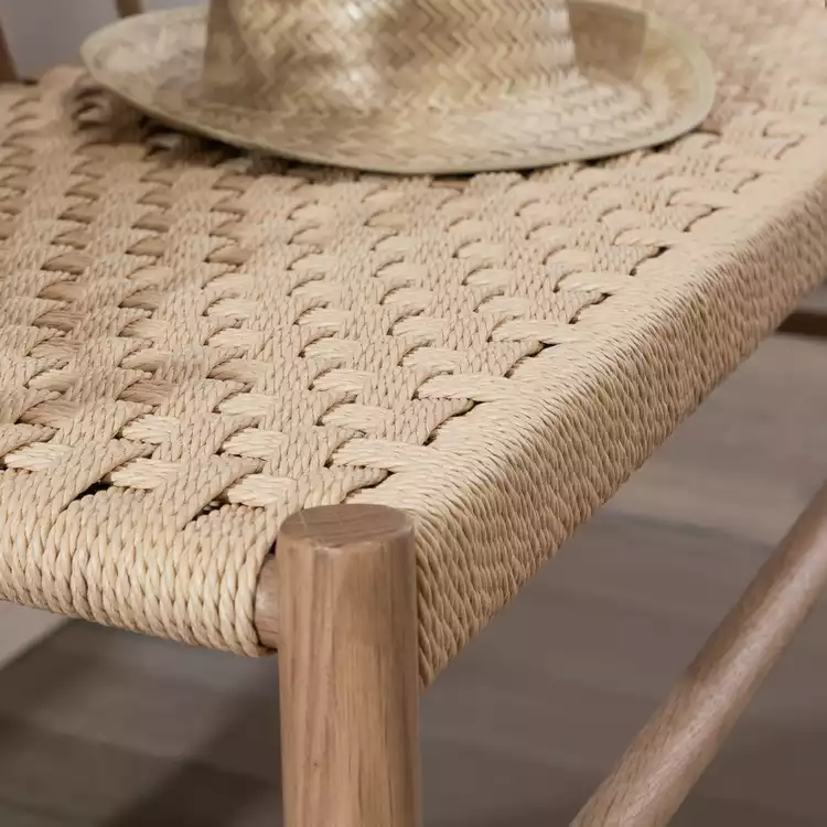 Habitat Scottie Solid Oak Dining Bench