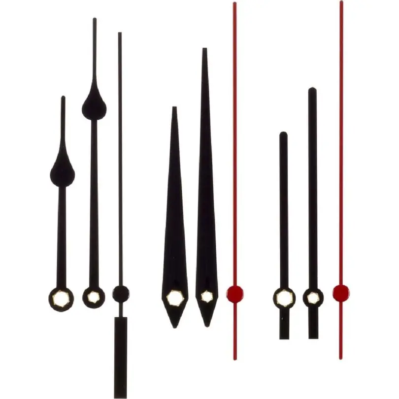 Wanduhr 4er-Set Sweep-Uhrwerk