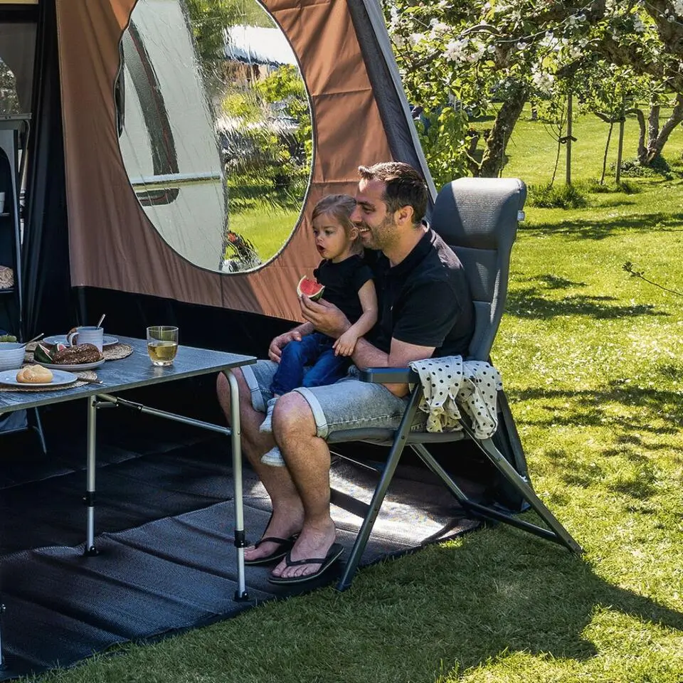 Travellife Barletta stoel comfort L - donkergrijs