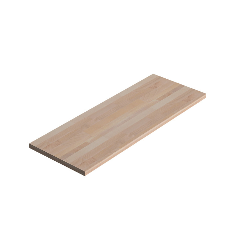 Tablette en hêtre 120 x 45 x 3,2 cm SOGEM