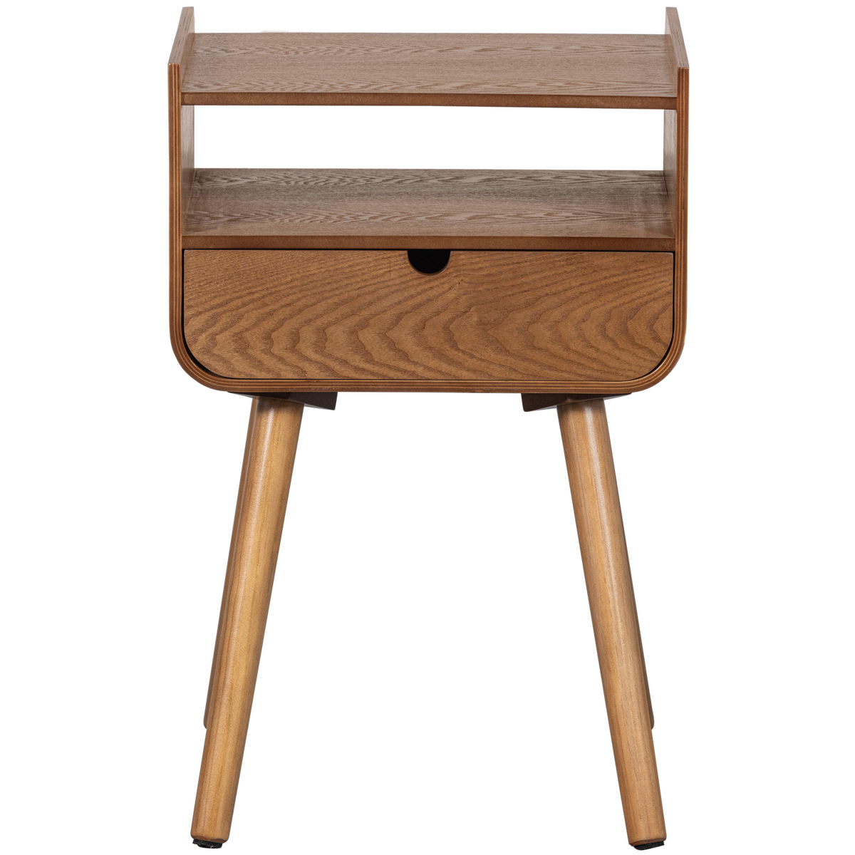 WOOOD nachtkastje/bijzettafel Nils - Hout - Naturel - 54x36x30