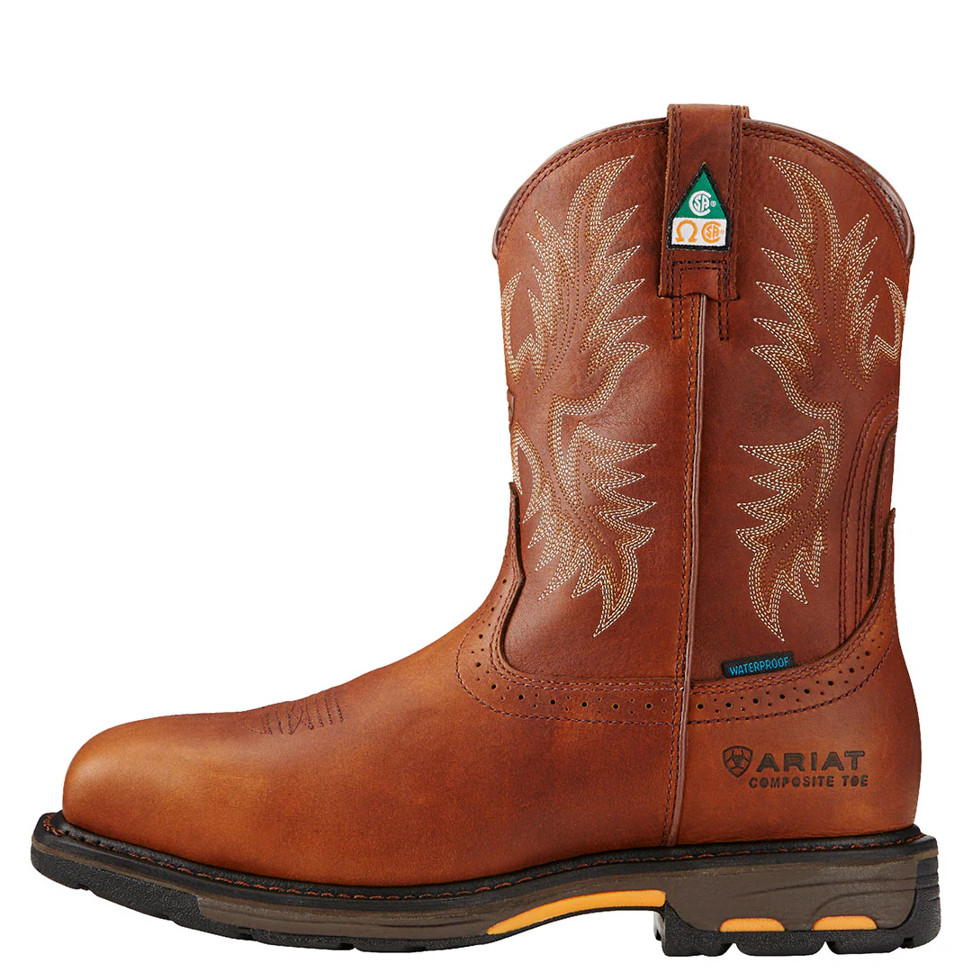 Мужские ковбойские сапоги Ariat Work WorkHog H20 CSA с композитным носком
