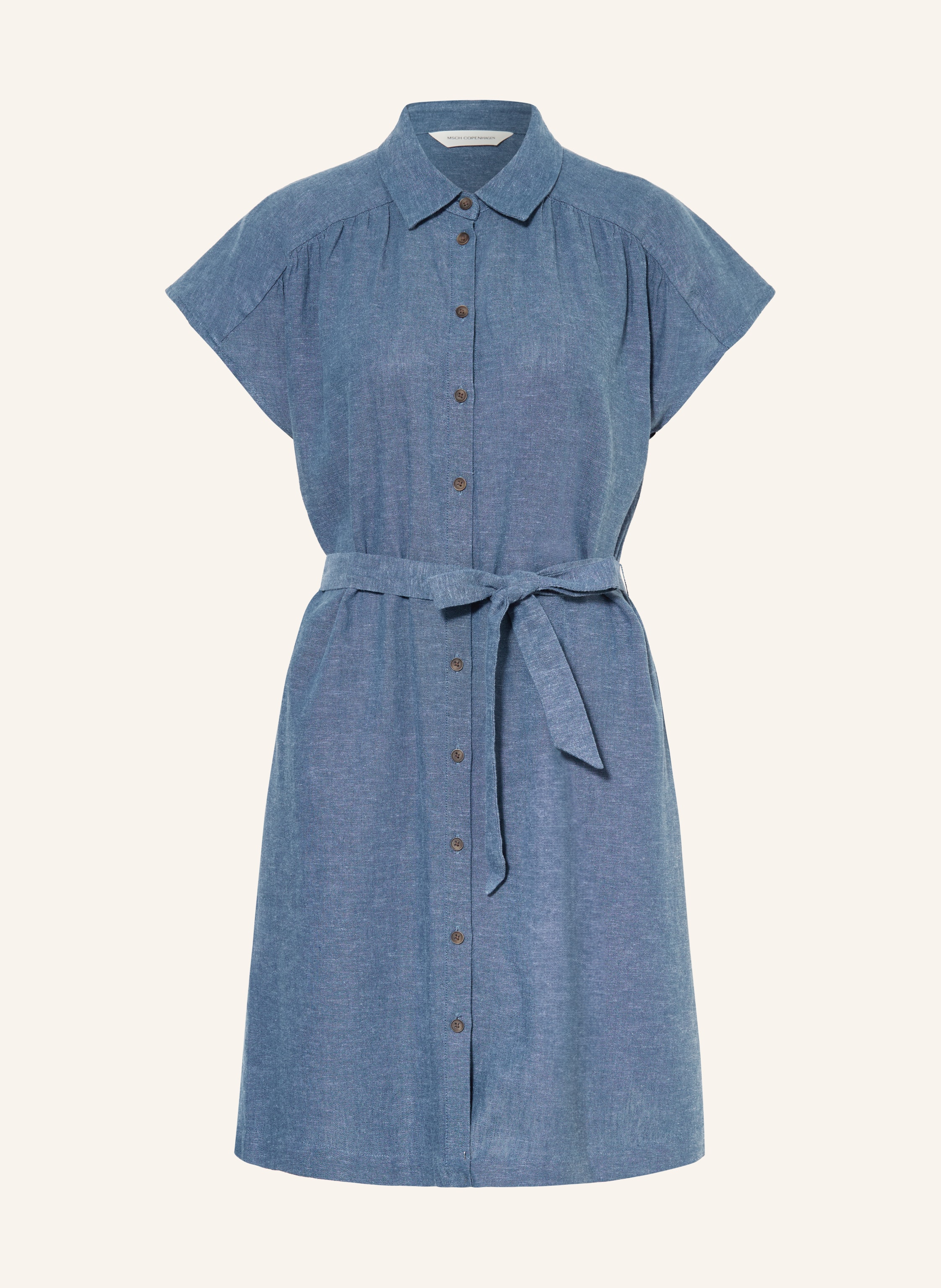 MSCH COPENHAGEN Hemdblusenkleid MSCHVIANA GINIA mit Leinen