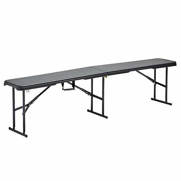 Bancs pliants 180cm 3 places - Lot de 10Oviala