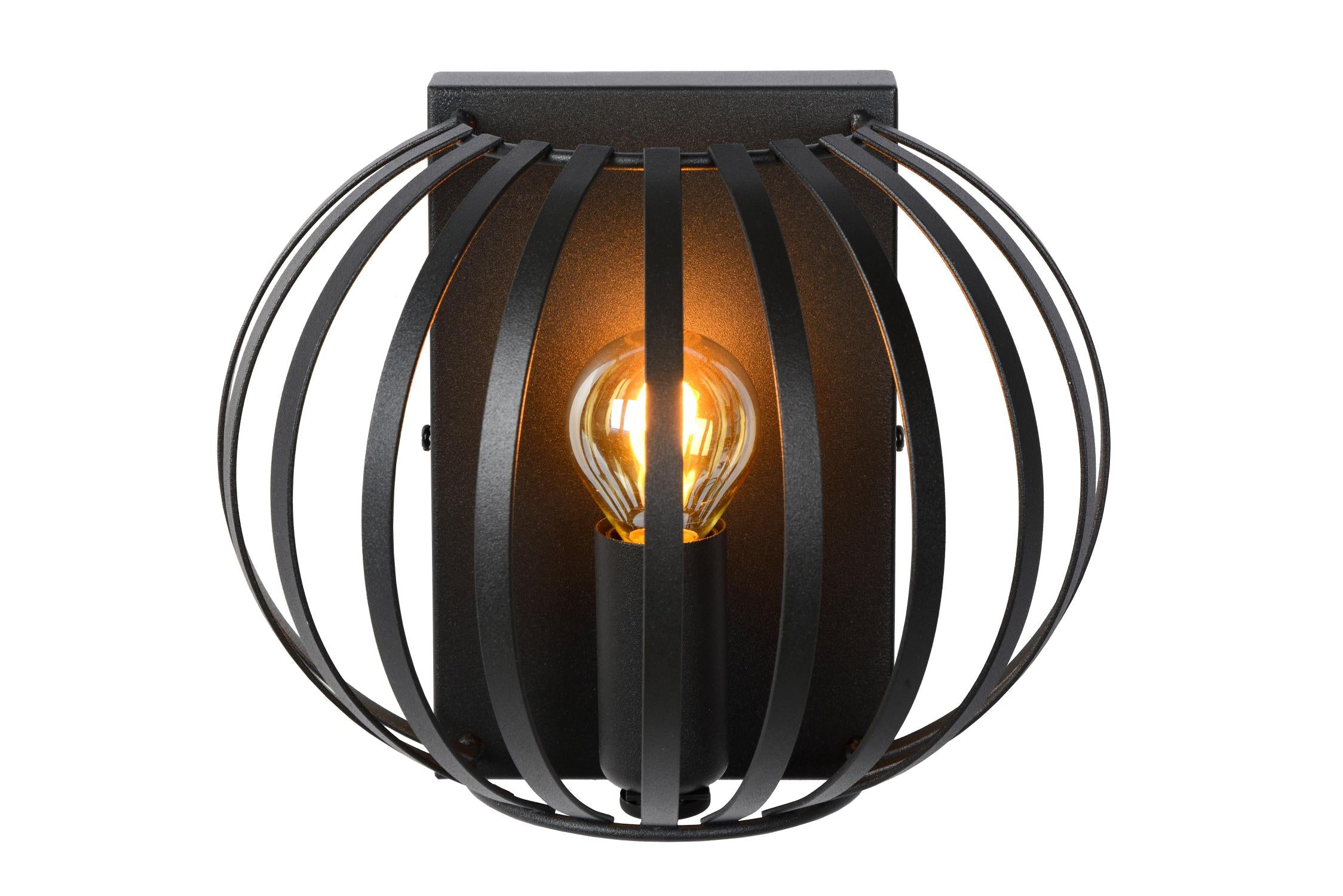 Lucide MANUELA Wandlamp - Zwart
