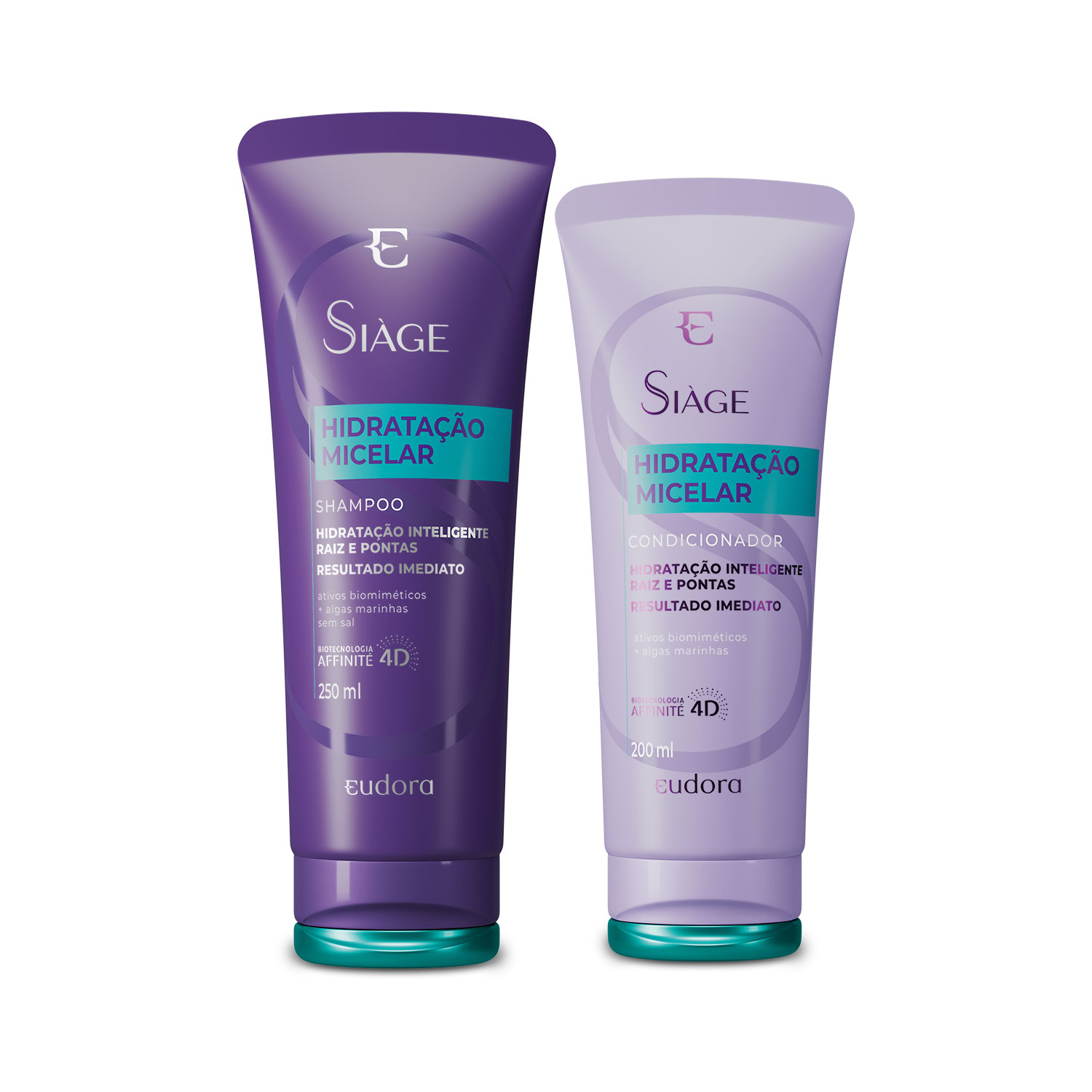 Combo Siàge Hidratação Micelar: Shampoo 250ml   Condicionador 200ml