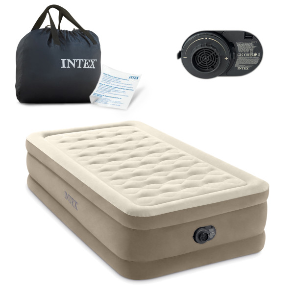 Materac dmuchany łóżko z pompką 230v Intex 64426ND