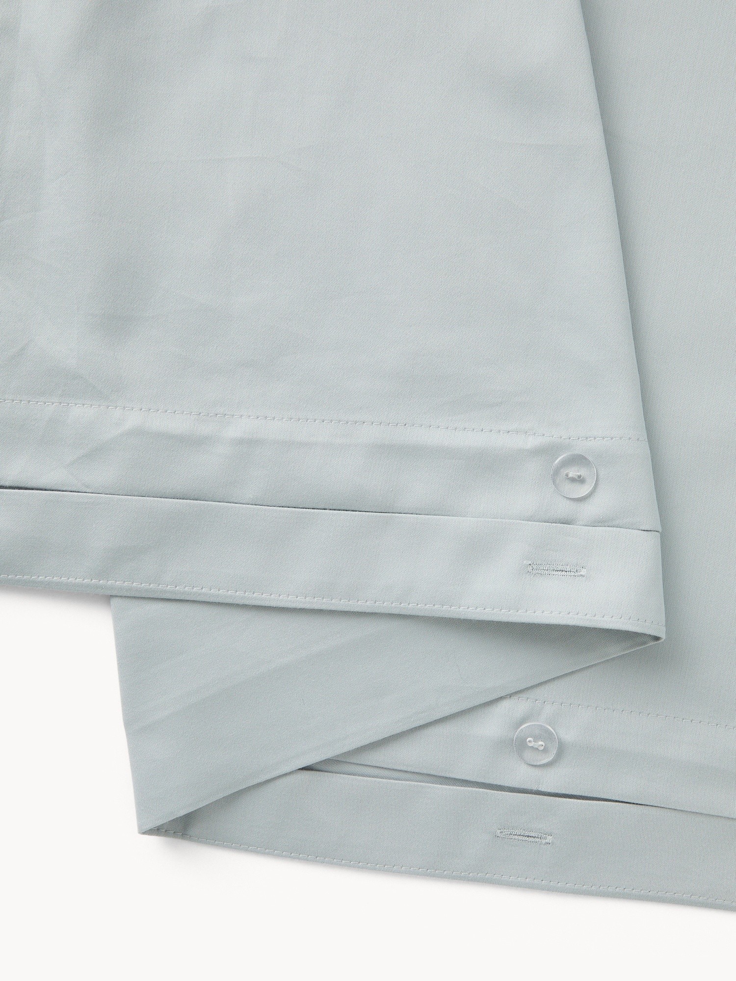 Completo lenzuolo in raso di cotone tinta unita - Prezzo di lancio