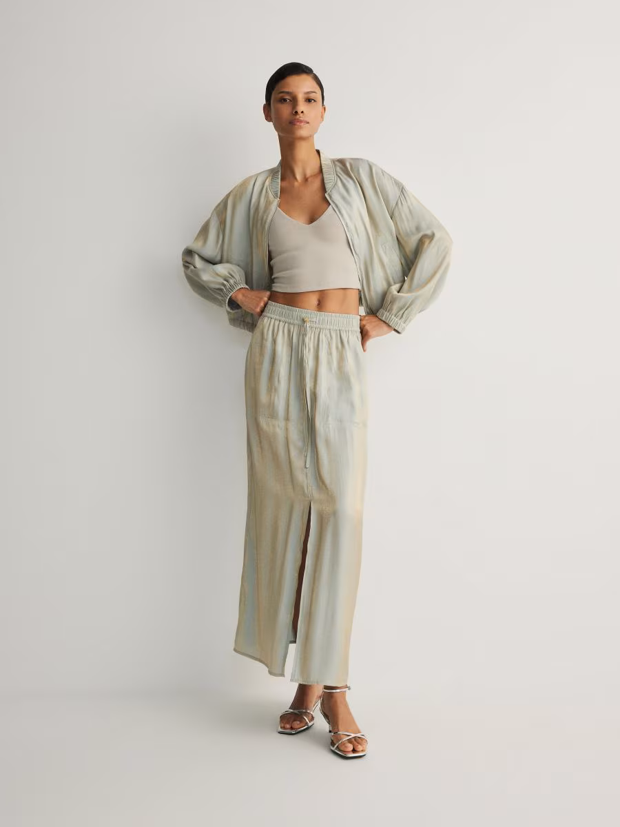 Viscose Rich Maxi Skirt
