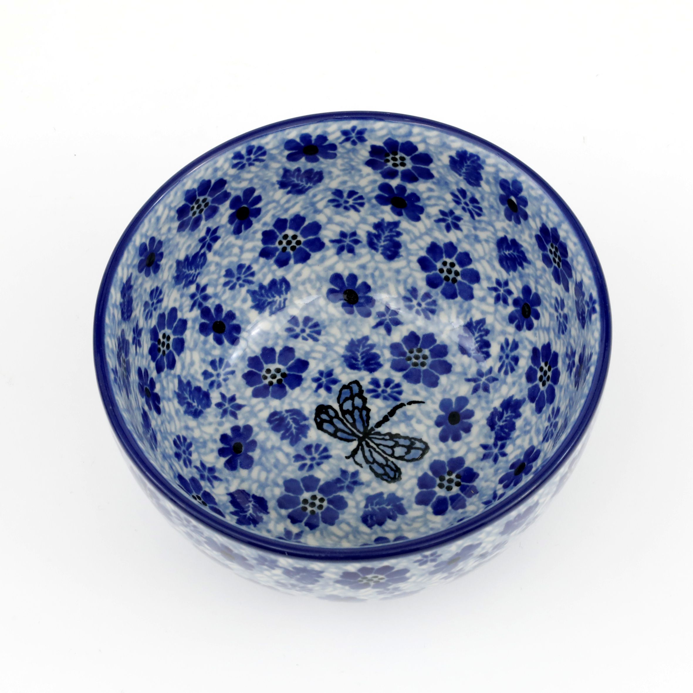 Miska ceramiczna 986  1443X Wazka w kwiatach
