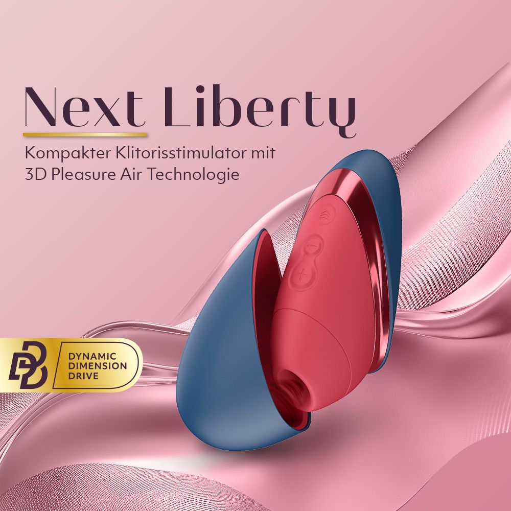 Next Liberty - Kompakter Klitoris-Stimulator mit 3D Pleasure Air Technology