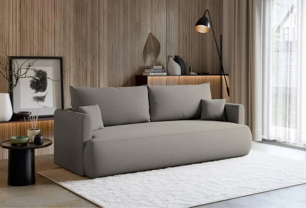 3-zitsslaapbank Philipo chenille met opbergruimte