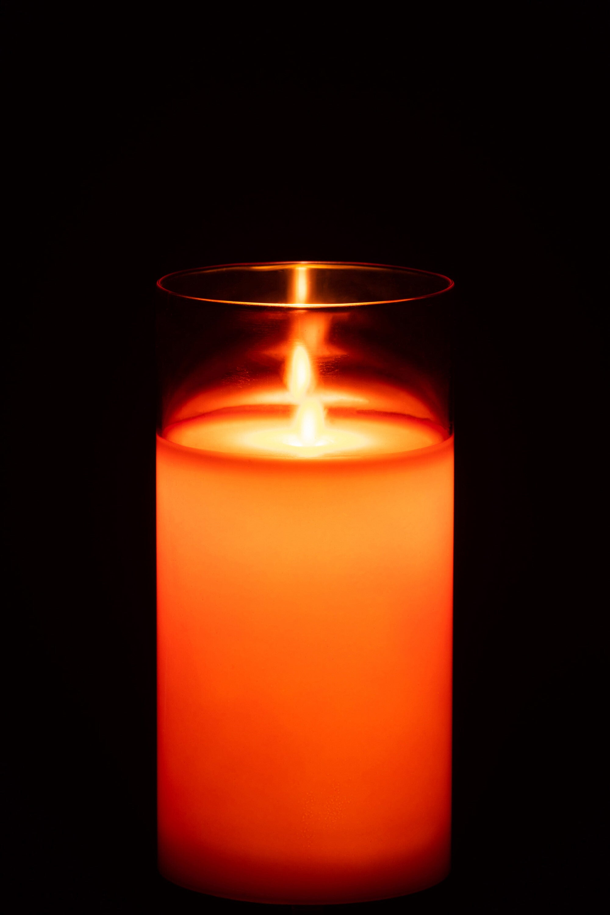 J-Line ledlamp Blinkend - glas - rood - medium