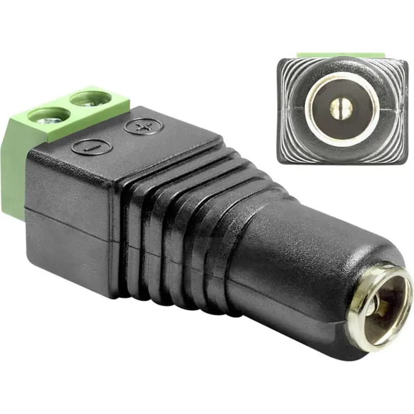Reiseadapter Hohlstecker DC 5, 5 x 2, 1 mm