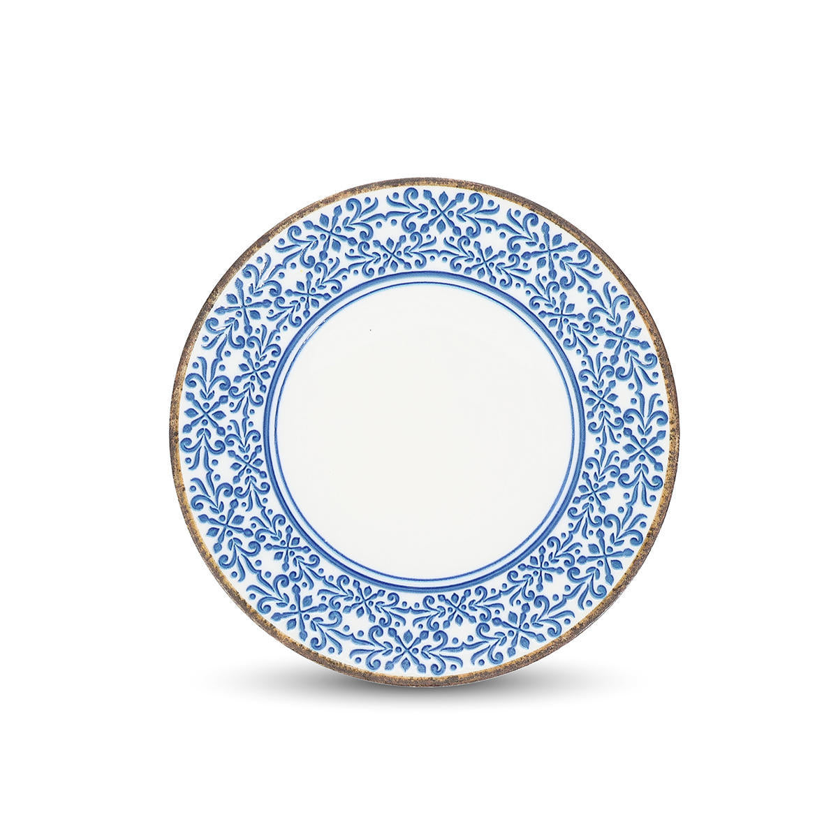 Bonbistro - Plat bord 27cm blauw Azul - Set van 6