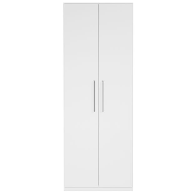 GUARDA-ROUPA 2 PORTAS 5 PRATELEIRAS 45 MAXIMUS