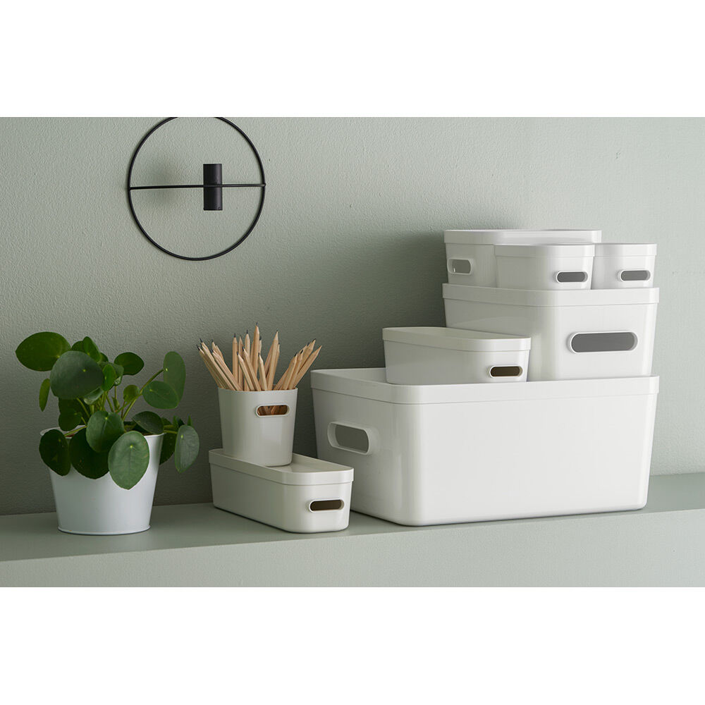 Couvercle boÎte de rangement blanc