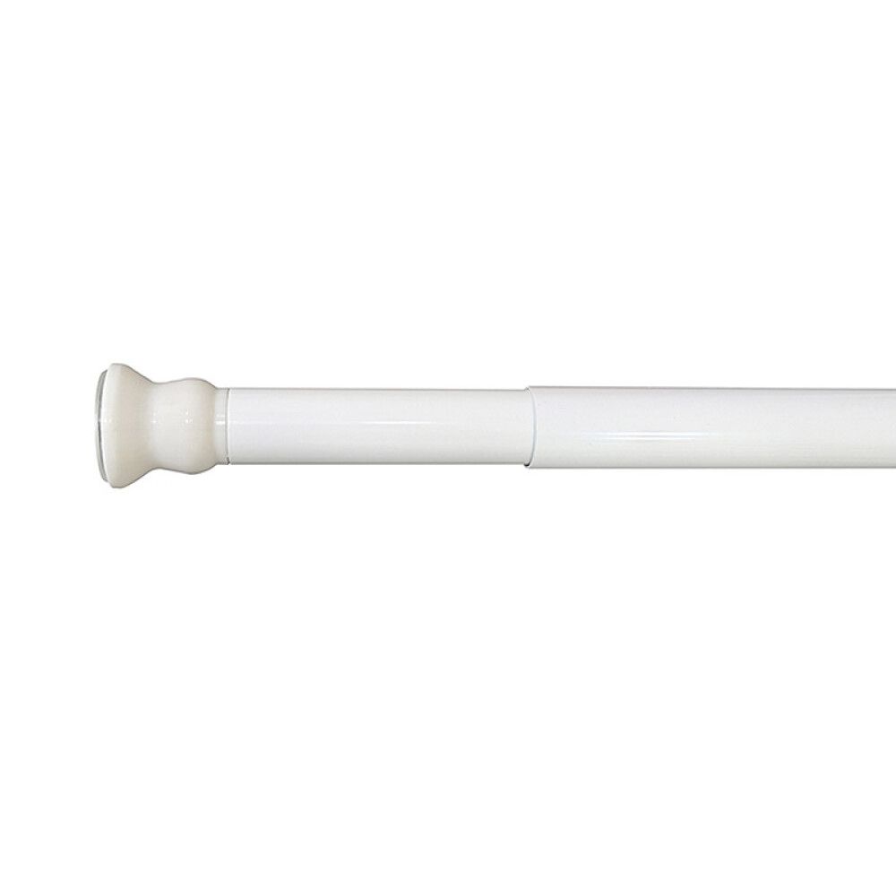 DUSJFORHENGSTANG 125-215CM Ø28MM RETT HVIT