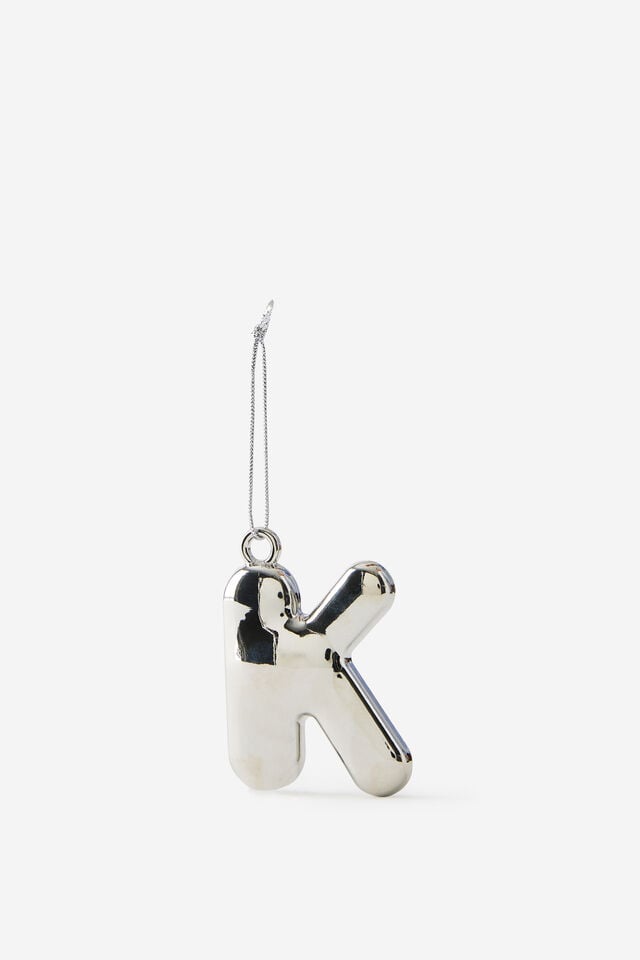 Alphabet Christmas Ornament