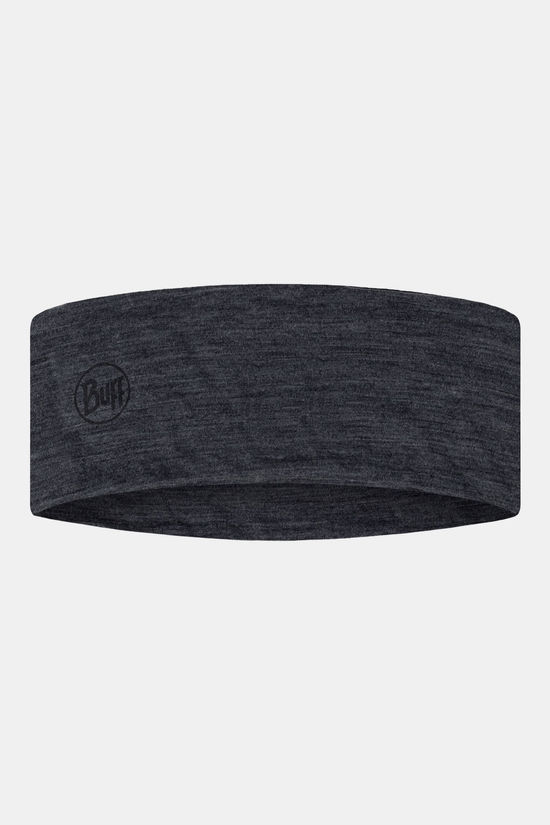 Buff Merino Wool Solid Grey Hoofdband