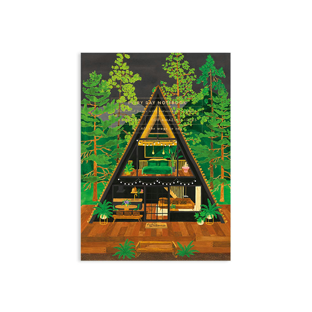 - Carnet A5 illustré d'une vue de Yosemite