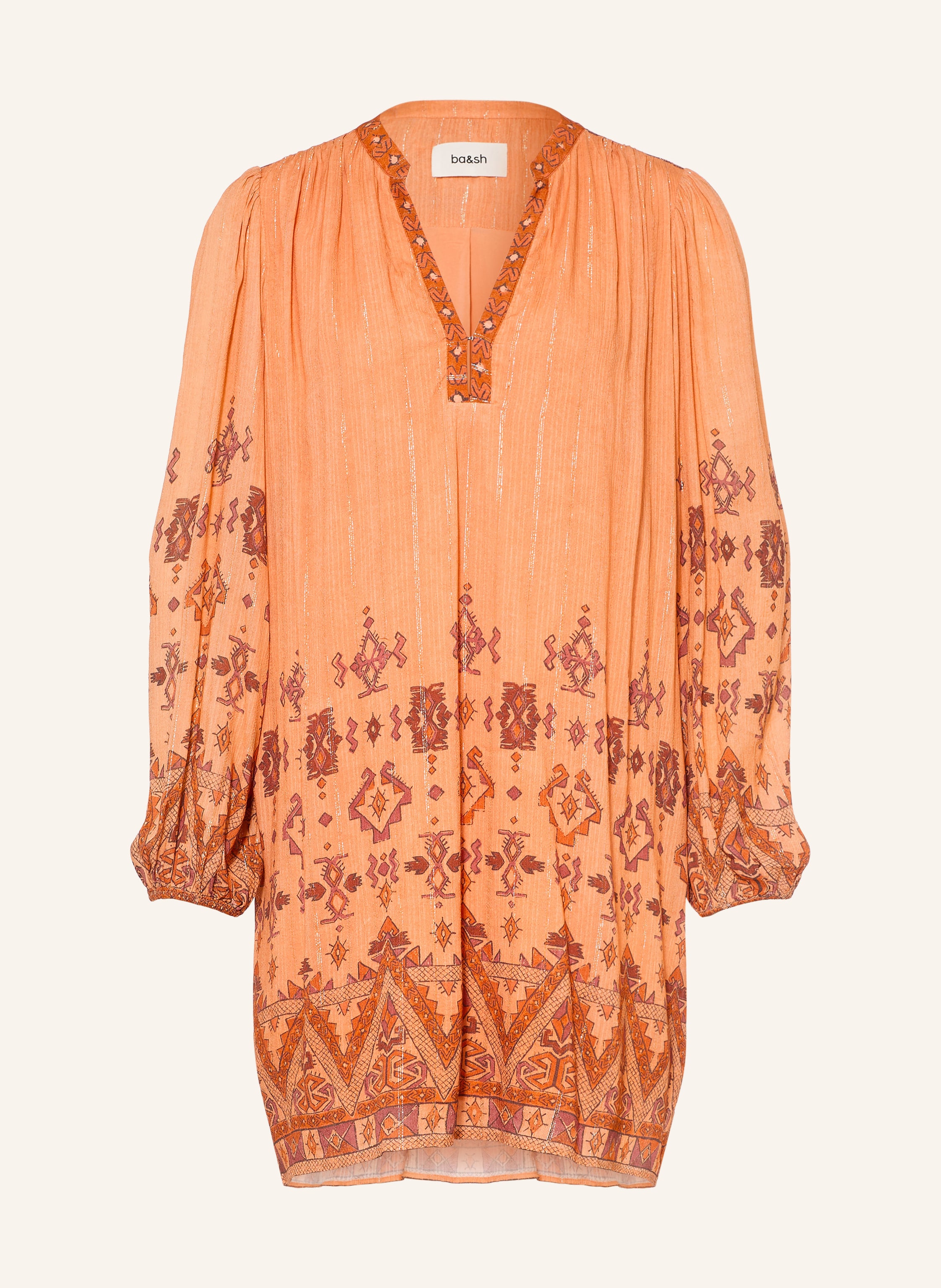 ba&sh Kleid ZOLA mit Glitzergarn