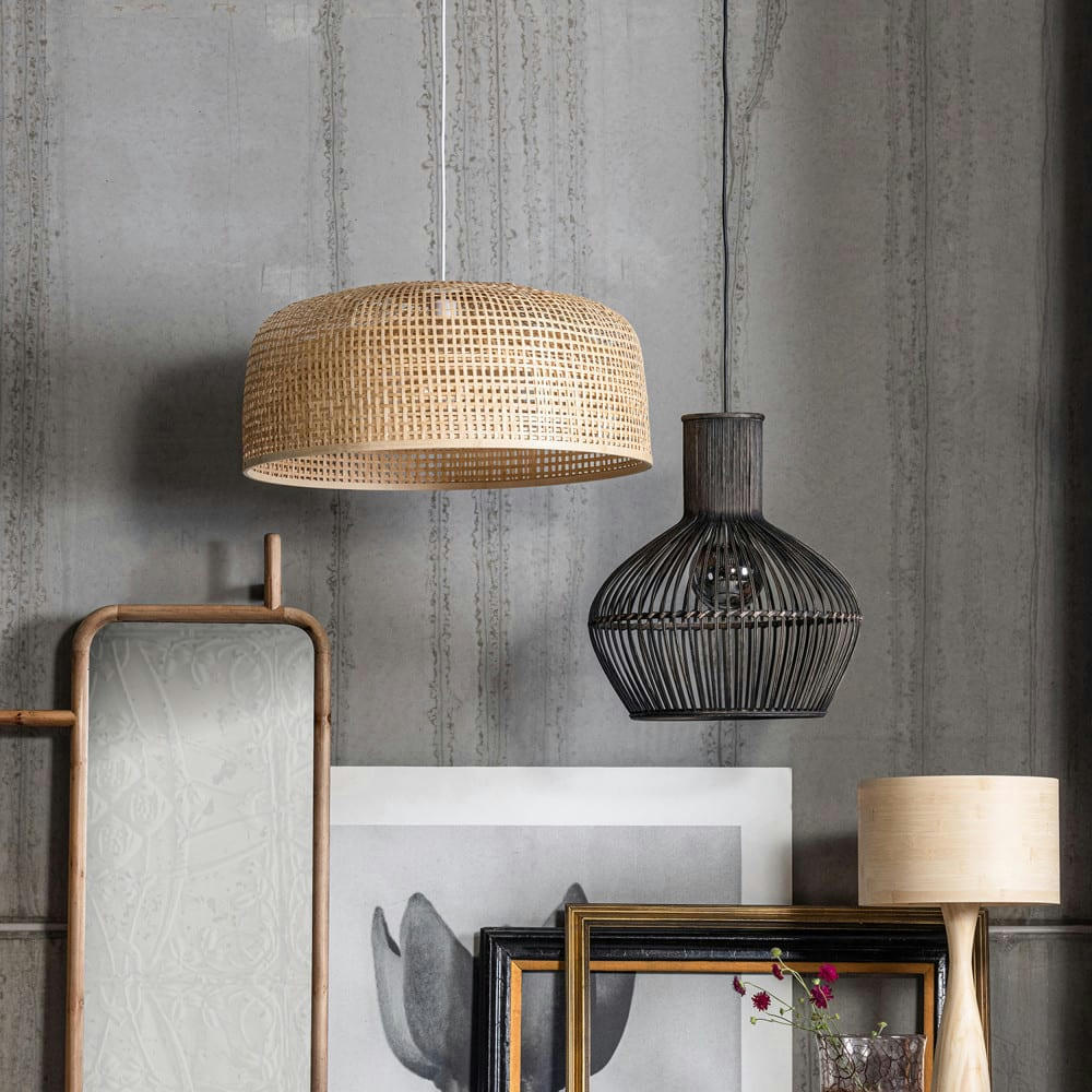 CONSTRUCT - Suspension en bambou D65cm naturel