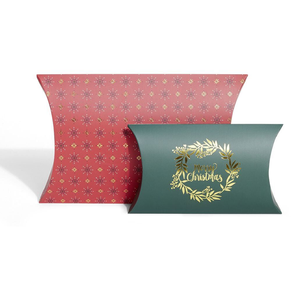 BoÎte cadeau berlingot No&euml;l traditionnel x2