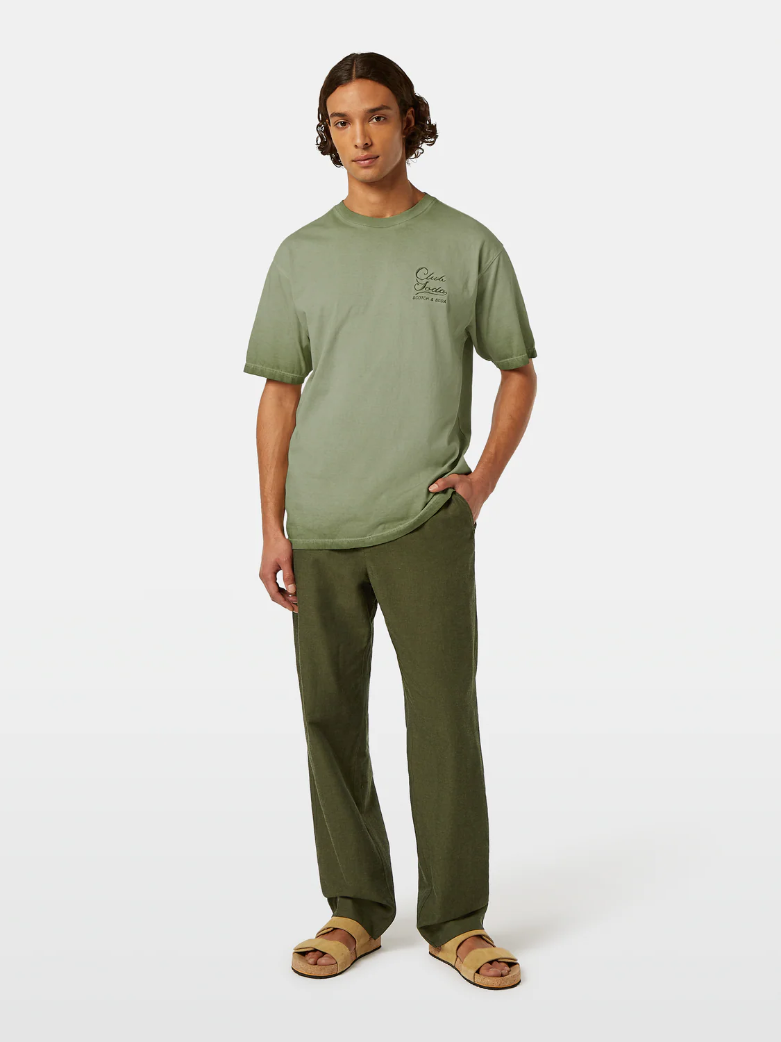 Relaxed-Fit Inside Out Cold Dye T-Shirt