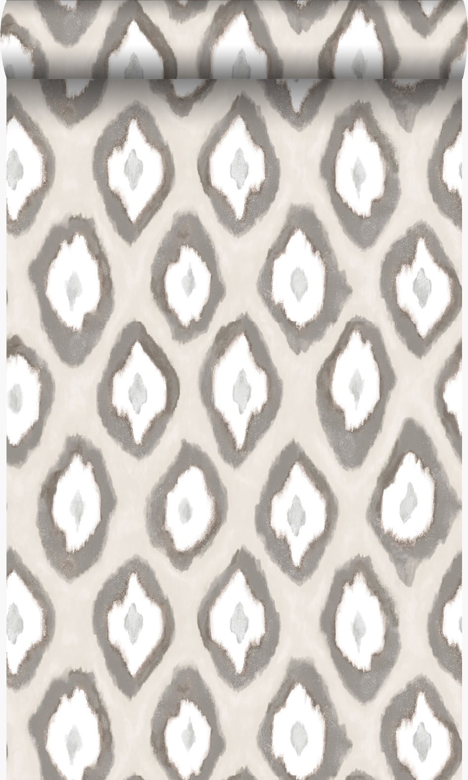 Origin Wallcoverings behang ikat motief beige - 53 cm x 10.05 m - 346916