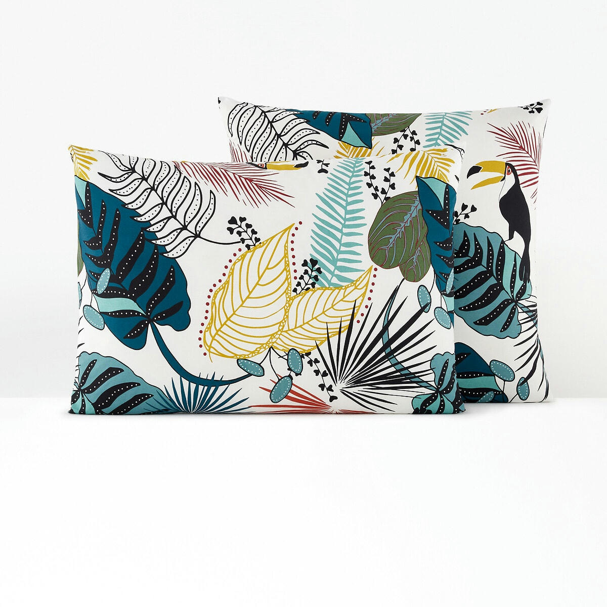 Taie d'oreiller percale coton, Macara Jungle