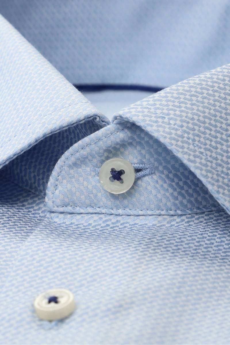 ETERNA 1863 Comfort Fit Hemd hellblau, Strukturiert