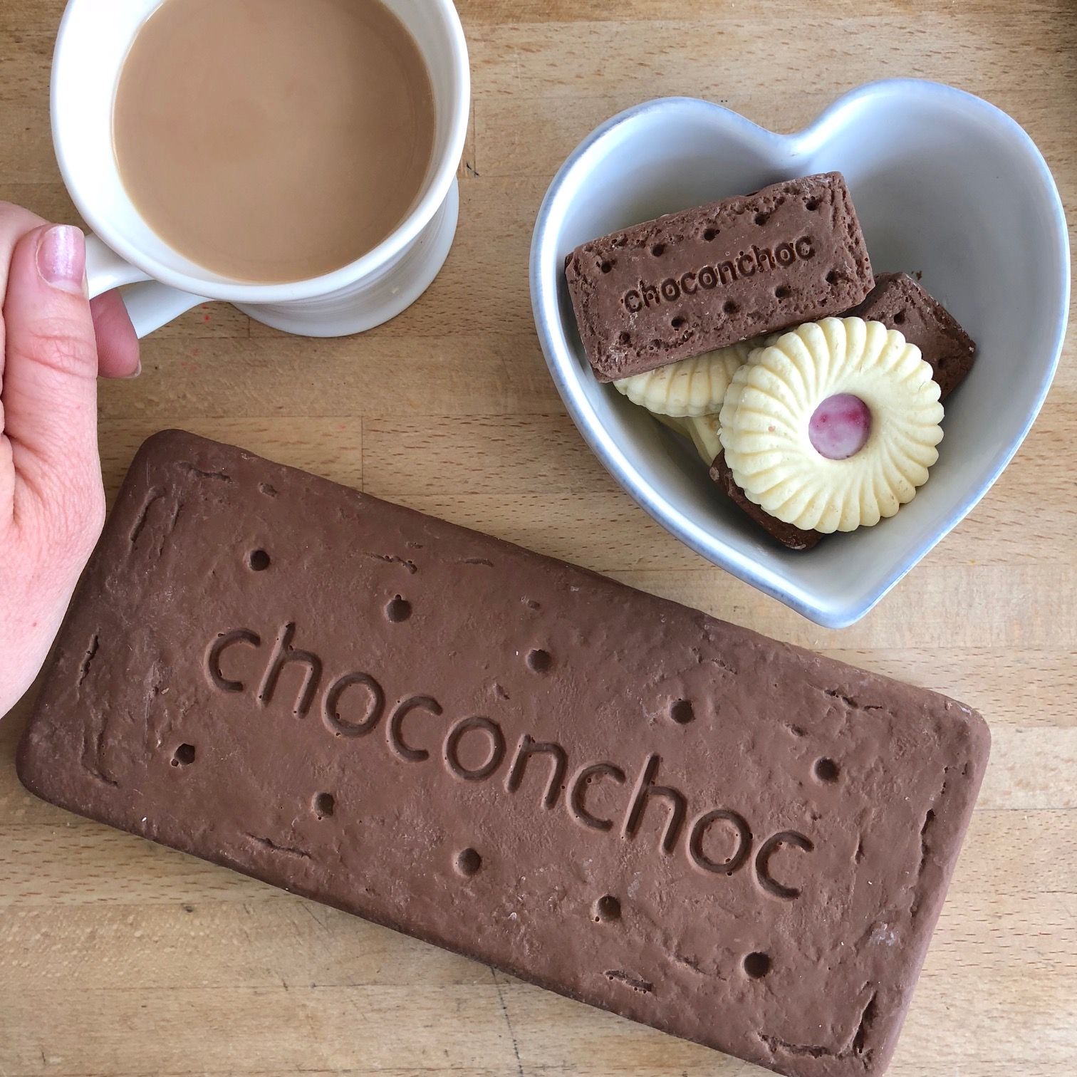 CHOC ON CHOC Giant Bourbon Biscuit Shaped Chocolate